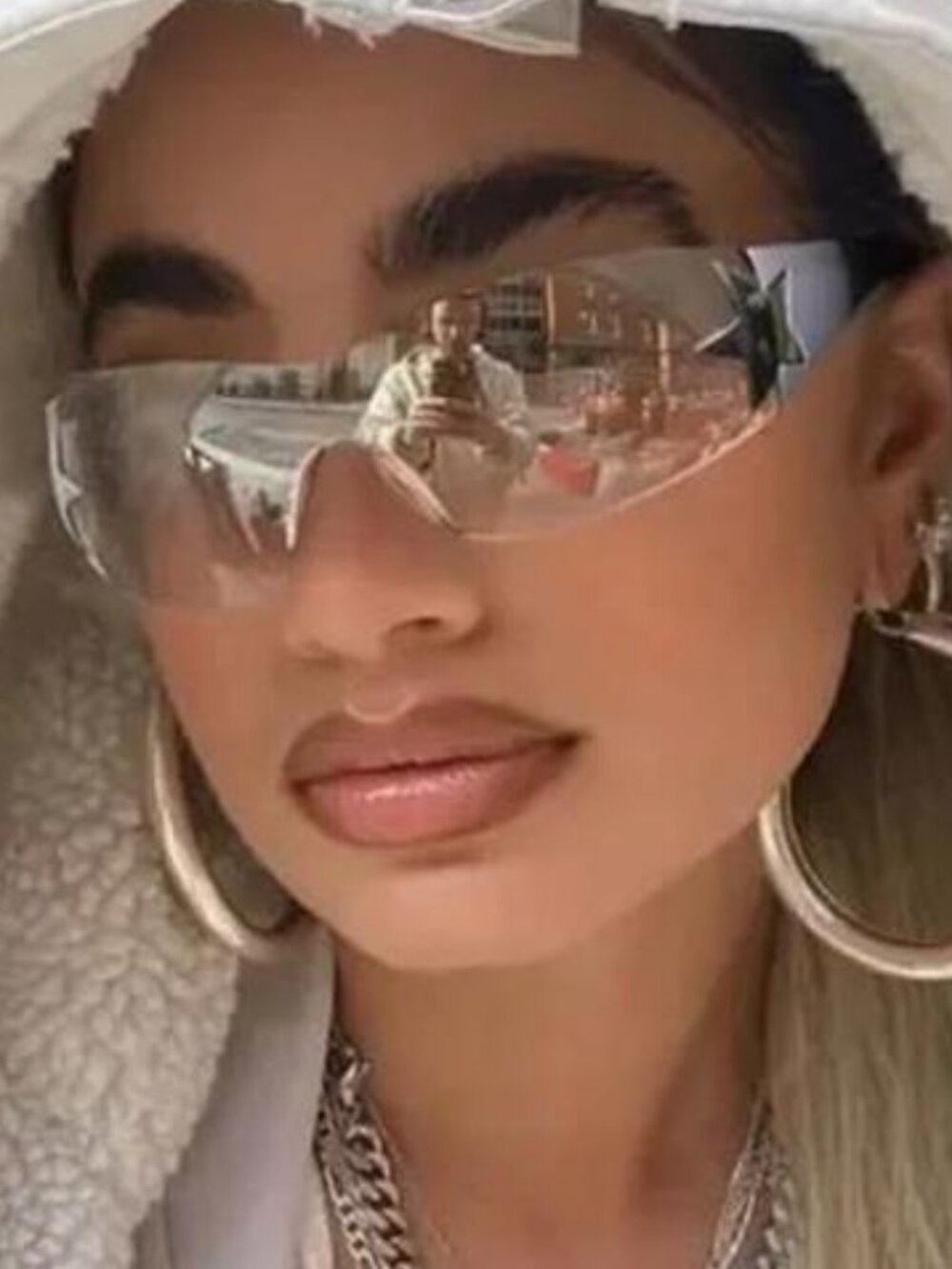 Vintage Rimless Punk Sunglasses
